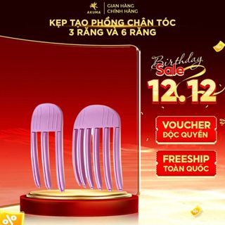  Kẹp Làm Phồng Chân Tóc Không Sử Dụng Nhiệt 3 Răng 6 Răng 