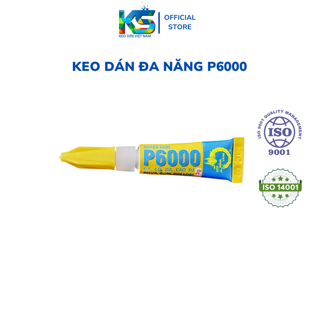 Keo dán đa năng P6000 - Vỉ 12 tuýp
