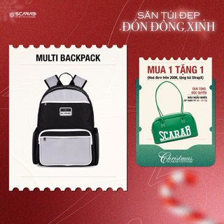 Scarab Multi Backpack Unisex - Balo Đi Học Nhỏ Gọn Đựng Vừa Laptop 15 inch 