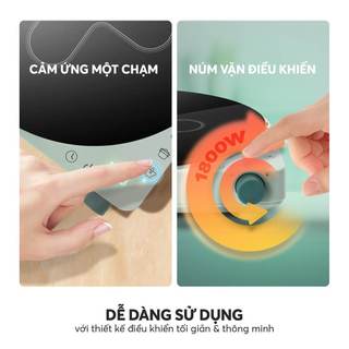 Bếp Từ Đơn Elmich ICE-8878 | Công Suất 1800W, Điều Khiển Núm Vặn, Bếp Điện Từ Elmich Chính Hãng 