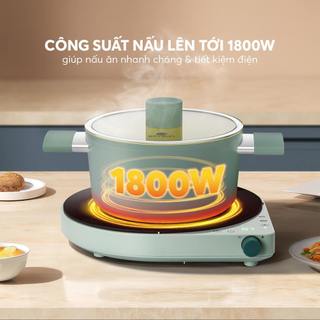 Bếp Từ Đơn Elmich ICE-8878 | Công Suất 1800W, Điều Khiển Núm Vặn, Bếp Điện Từ Elmich Chính Hãng 