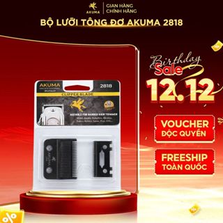  Bộ Lưỡi Tông Đơ AKUMA 2818 - Lưỡi Đơn - Chuyên Đi Khung Cắt Kê Lược 