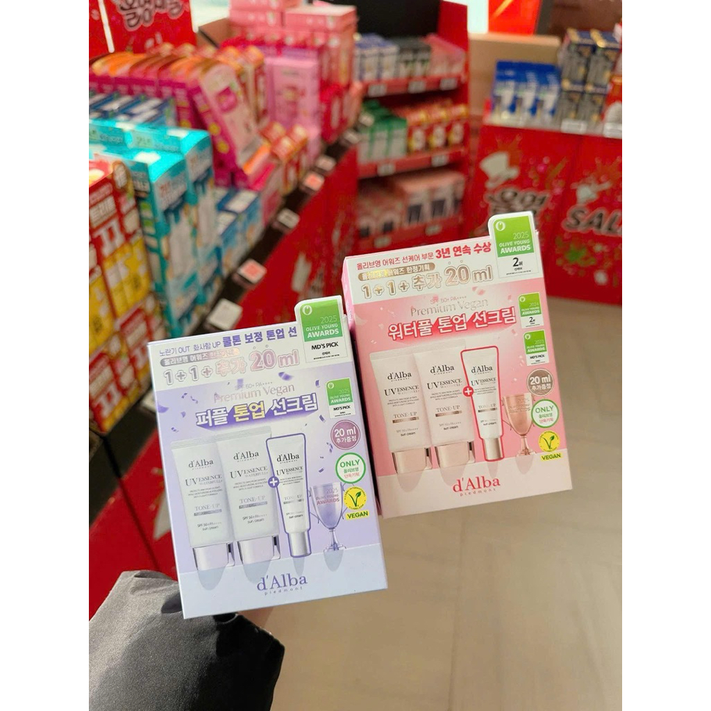 SET KEM CHỐNG NẮNG D'ALBA