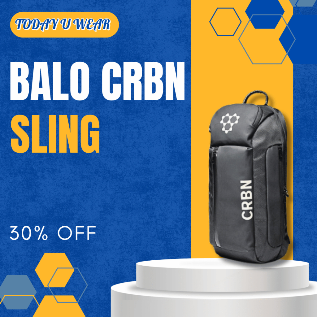 Túi Sling Bag CRBN Pro Team Cho Pickleball – Hàng Chính Hãng, Chống Nước, Có Ngăn Vợt & Laptop