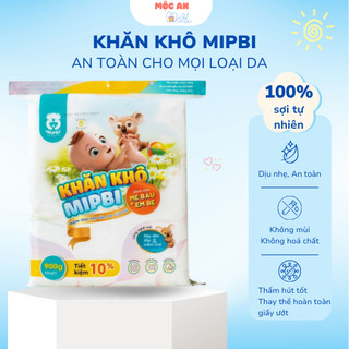 Khăn vải khô Mipbi chính hãng, khăn khô đa năng, cao cấp dành cho mẹ và bé