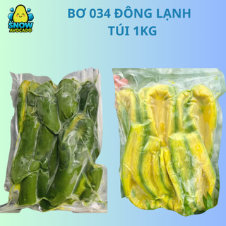 [HỎA TỐC HCM] Bơ 034 đông lạnh (đóng gói túi 1KG) - Không chất bảo quản - Snow Avocado
