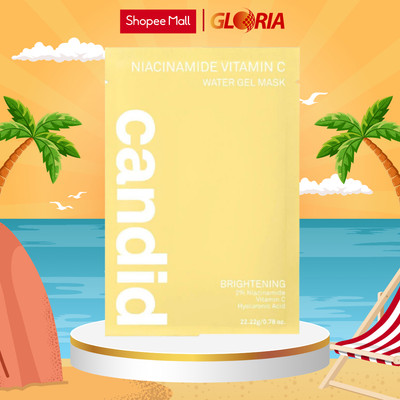 Mặt Nạ Dưỡng Sáng Da CANDID Niacinamide Vitamin C Water Gel Mask 22,22g