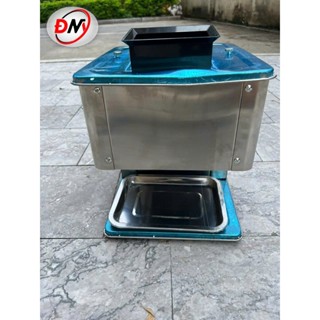 Máy thái thịt tươi sống, thái thịt chín, xúc xích,giò chả,... dao rời bánh răng sắt