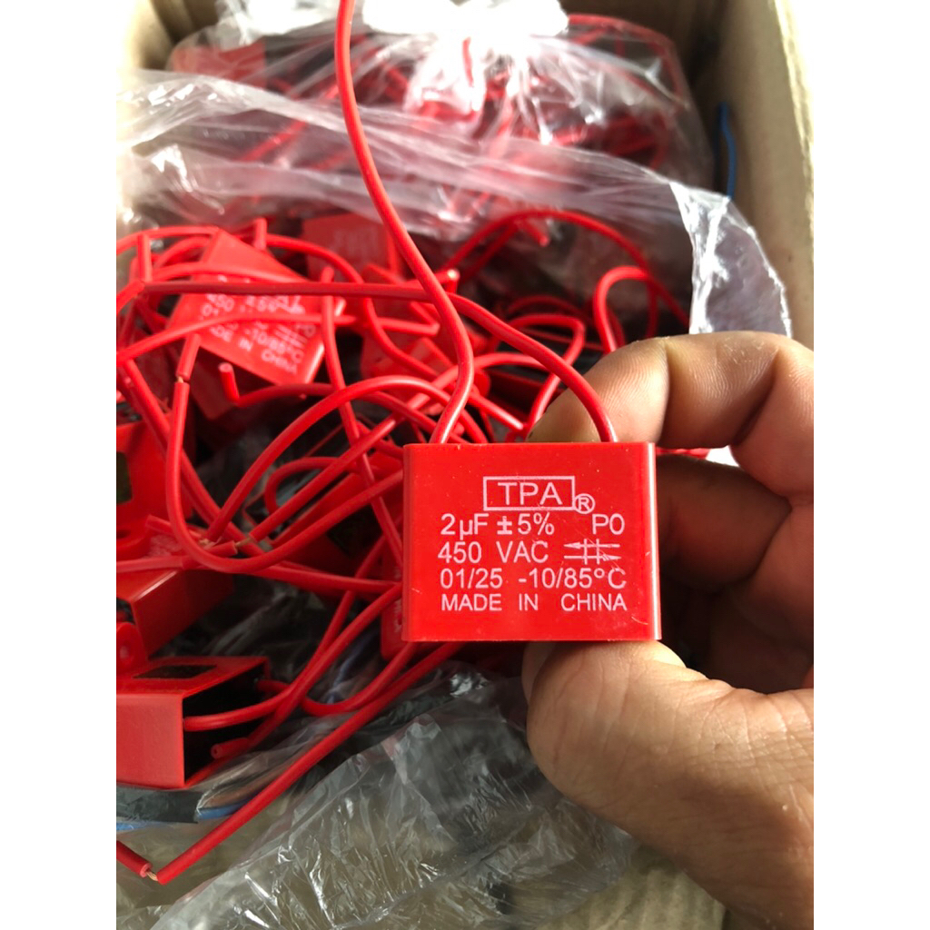 Combo tụ đỏ 2uf/400v