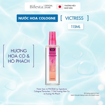 Nước hoa nữ PUCELLE La Signature Cologne Florawless 115ml hương Hoa Cỏ và hương Hổ Phách
