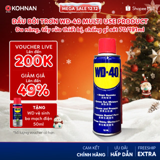  Dầu bôi trơn WD-40 MULTI USE PRODUCT đa năng tẩy rửa thiết bị chống gỉ sét 70 191ml 