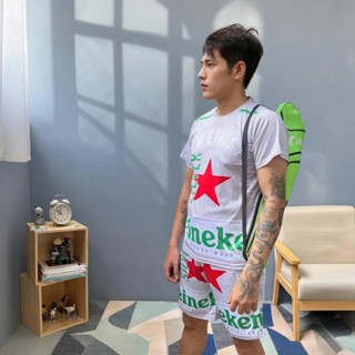 Bộ quần áo thể thao nam nữ in 5 mẫu Mới 2025, sét đồ ngắn đi chạy mùa hè tập GYM vải thun lạnh K1