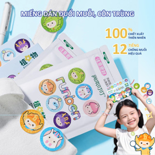 Miếng Dán Muỗi Cho Bé RUNBEN Miếng Dán Tinh Dầu Đuổi Muỗi Chiết Xuất Thảo Mộc Tự Nhiên Chanh Sả