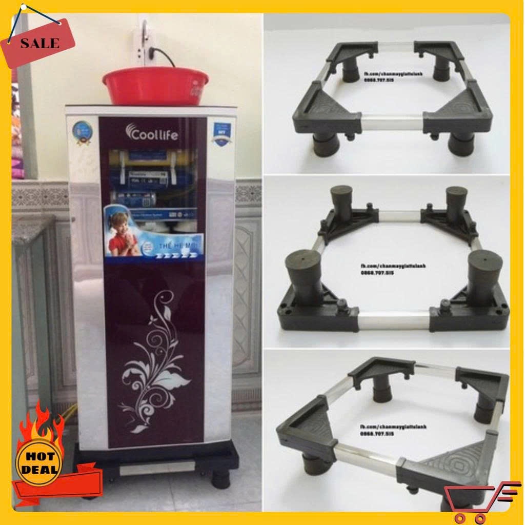 Chân Kê Máy Giặt, Chân Kê Tủ Lạnh, Chân Máy Giặt Chân Tủ Lạnh, Chân Lọc Nước, Chân Đế Kệ Máy Giặt Tủ Lạnh Inox cao Cấp
