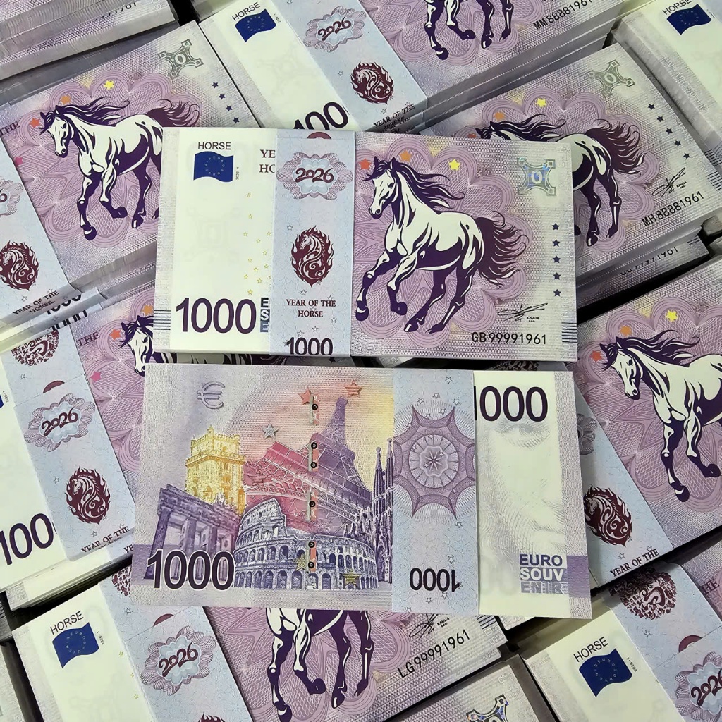 [Xấp 50 Tờ] Ngựa Euro Lưu Niệm Lì Xì Tết Bính Ngọ 2026, seri năm sinh 1961-2010