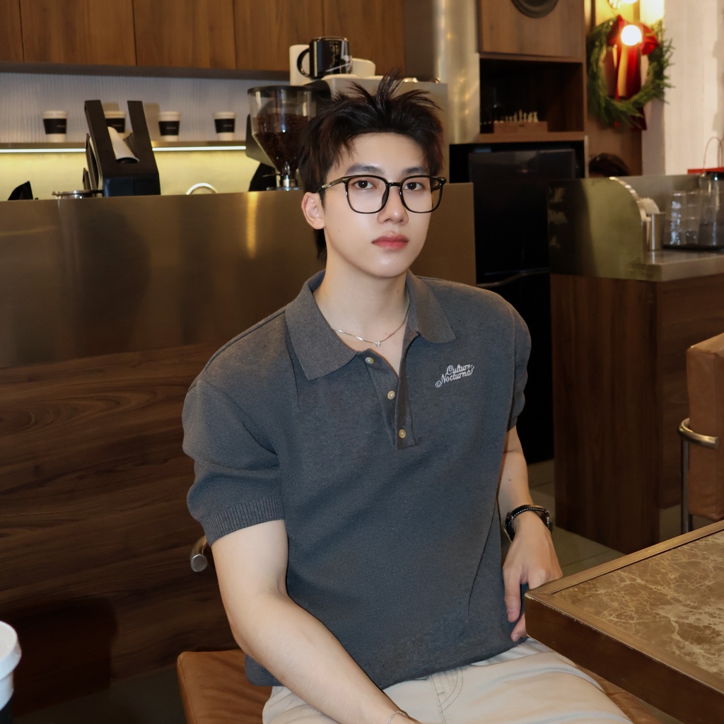 Áo Polo Len Dệt Kim Form Boxy Nocturnal Culture Knit Polo Cao Cấp Unisex Nam Nữ Localbrand | BigBuy360 - bigbuy360.vn