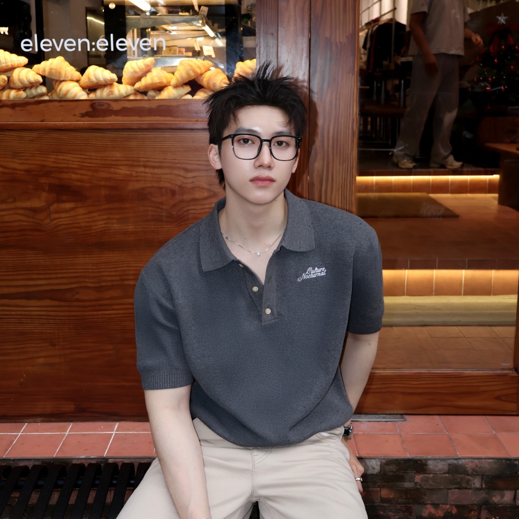 Áo Polo Len Dệt Kim Form Boxy Nocturnal Culture Knit Polo Cao Cấp Unisex Nam Nữ Localbrand | BigBuy360 - bigbuy360.vn