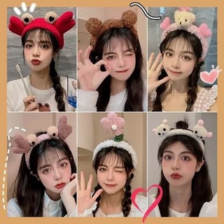 Cài Tóc Phong Cách Hàn Quốc Hoạt Hình Dễ Thương. Cài tóc tiện lợi rửa mặt, makeup, trang điểm