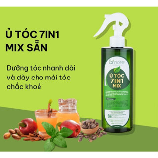 Dầu Ủ Tóc 7in1 Bimore Mix Sẵn Giấm Táo Mèo Giúp Dưỡng Tóc Mọc Nhanh Dài Chắc Khỏe 500ml