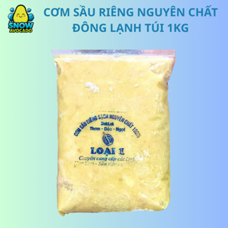 [GIAO HỎA TỐC HCM] Cơm sầu riêng đông lạnh - nguyên chất -  làm chè , sinh tố - 1kg