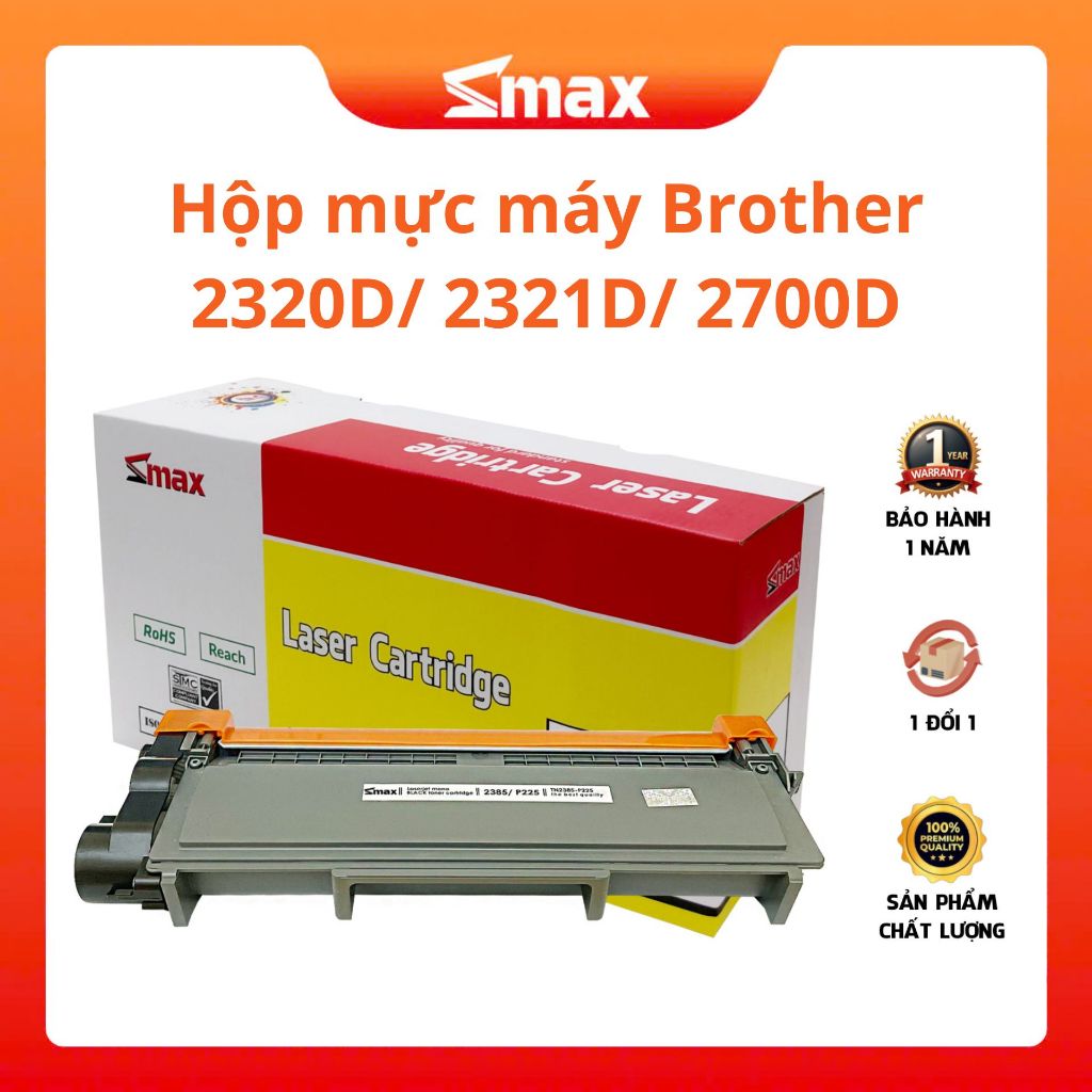 Hộp mực Brother L2321D / L2701D / L2520D mã TN-2385 || Smax