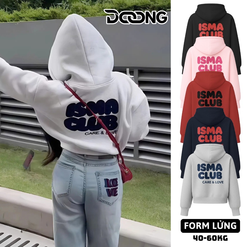 Áo khoác INSOMNIA THÊU FORM LỬNG nỉ bông xỏ ngón có túi trong KN36, Áo khoác nỉ croptop nón 2 lớp un