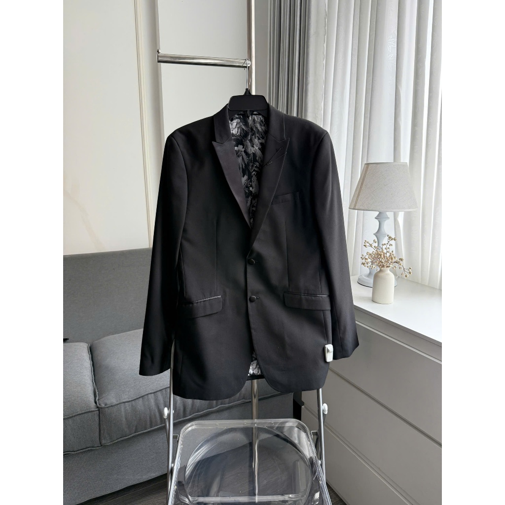 Vis Store - Áo khoác vest, balzer nam màu đen