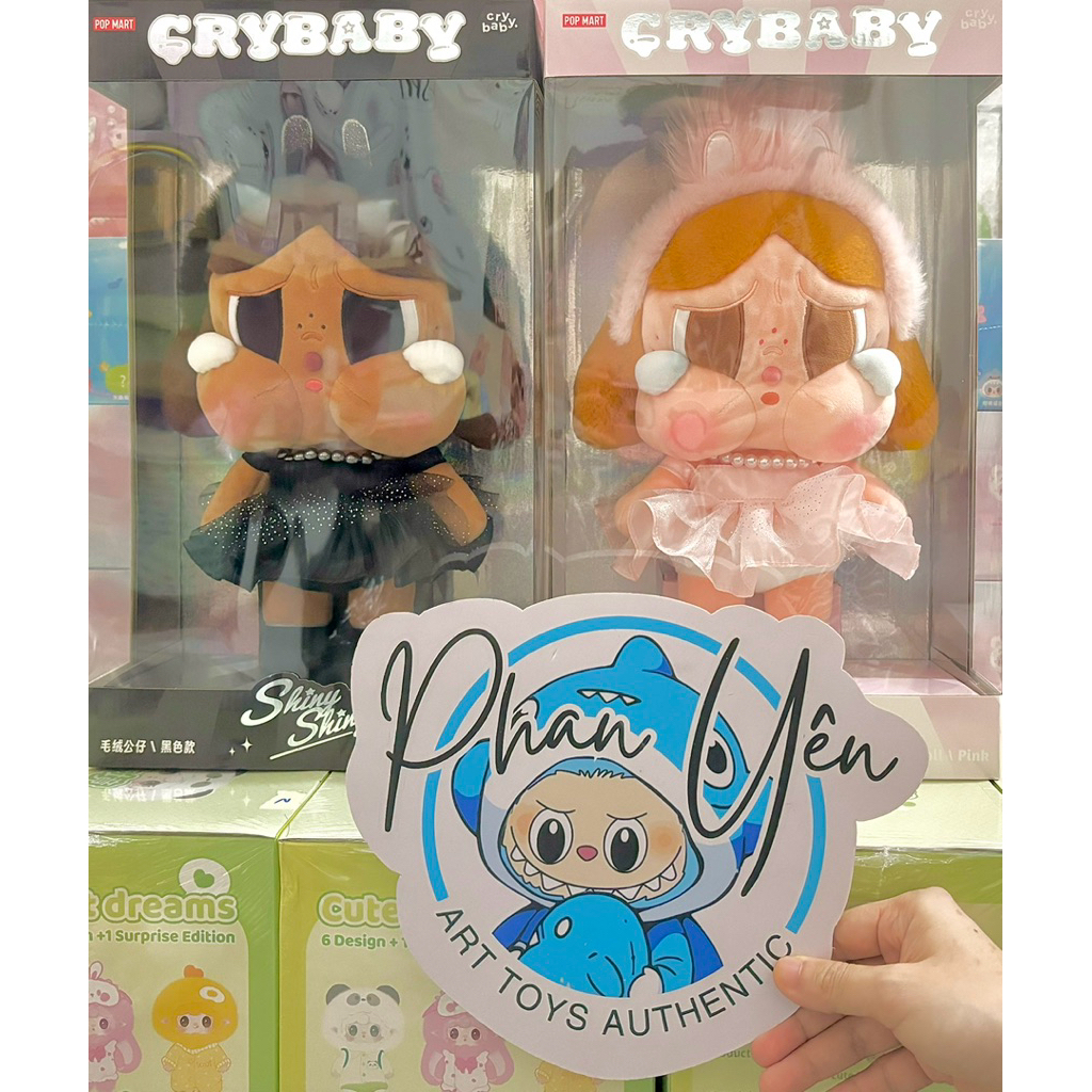 [HỎA TỐC] CRYBABY SHINY SHINY POPMART Plush Doll – Gấu bông Crybaby [CHÍNH HÃNG]