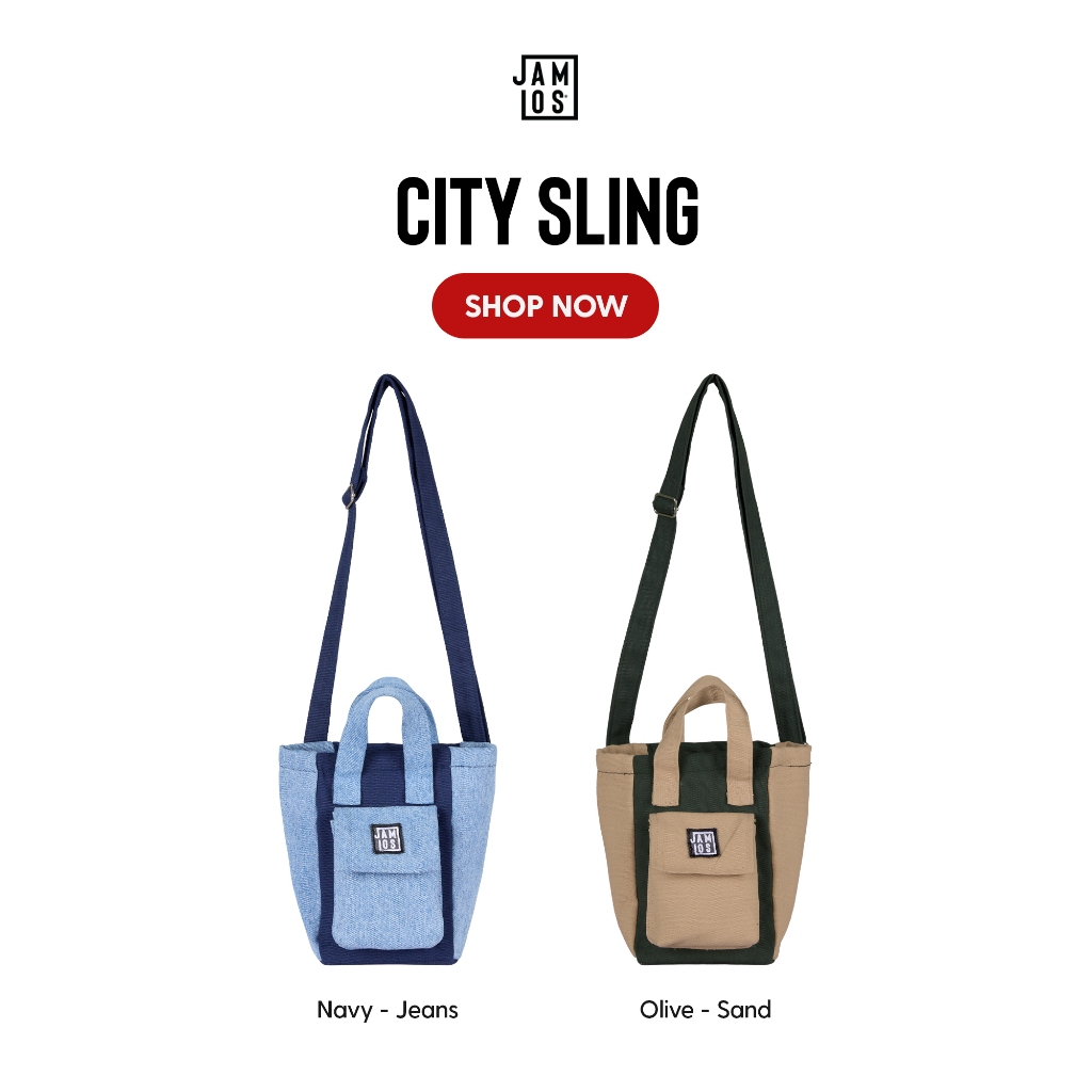 Jamlos City Sling - Túi chéo quai xách nhỏ gọn thời trang hiện đại vải canvas