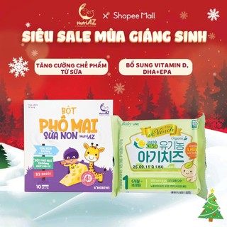  Phô Mai Tách Muối Hữu Cơ Hàn Quốc Cho Bé Ăn Dặm Từ 6 Tháng Tuổi  Gói 10 miếng  