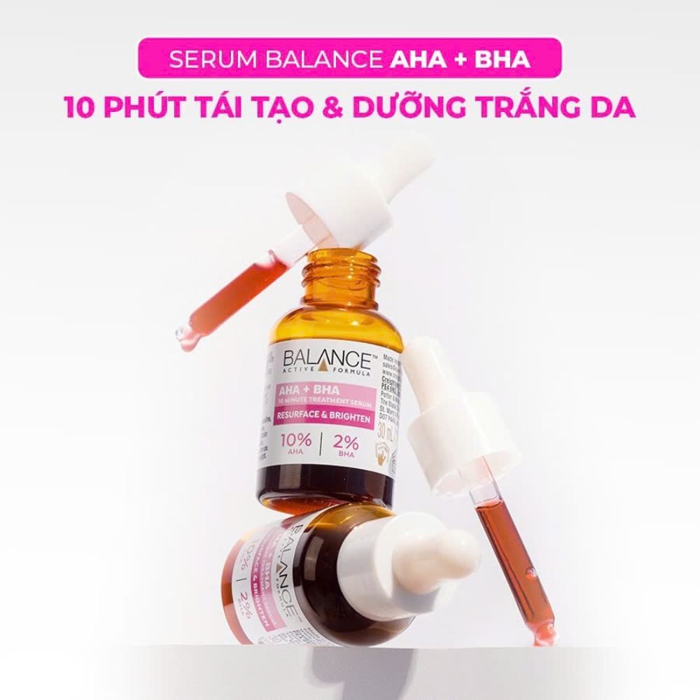 Ảnh 3 của Serum BALANCE ACTIVE FORMULA tái tạo và dưỡng trắng da, tẩy tế bào da hóa học AHA + BHA