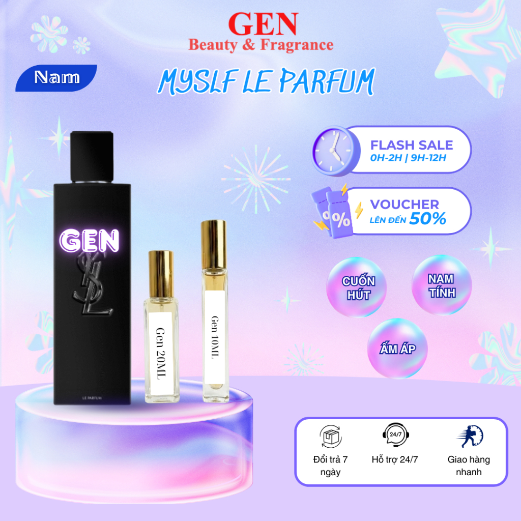 Nước Hoa Nam Myslf Le Parfum 10ml,20ml | Gen Perfume & Cosmetics