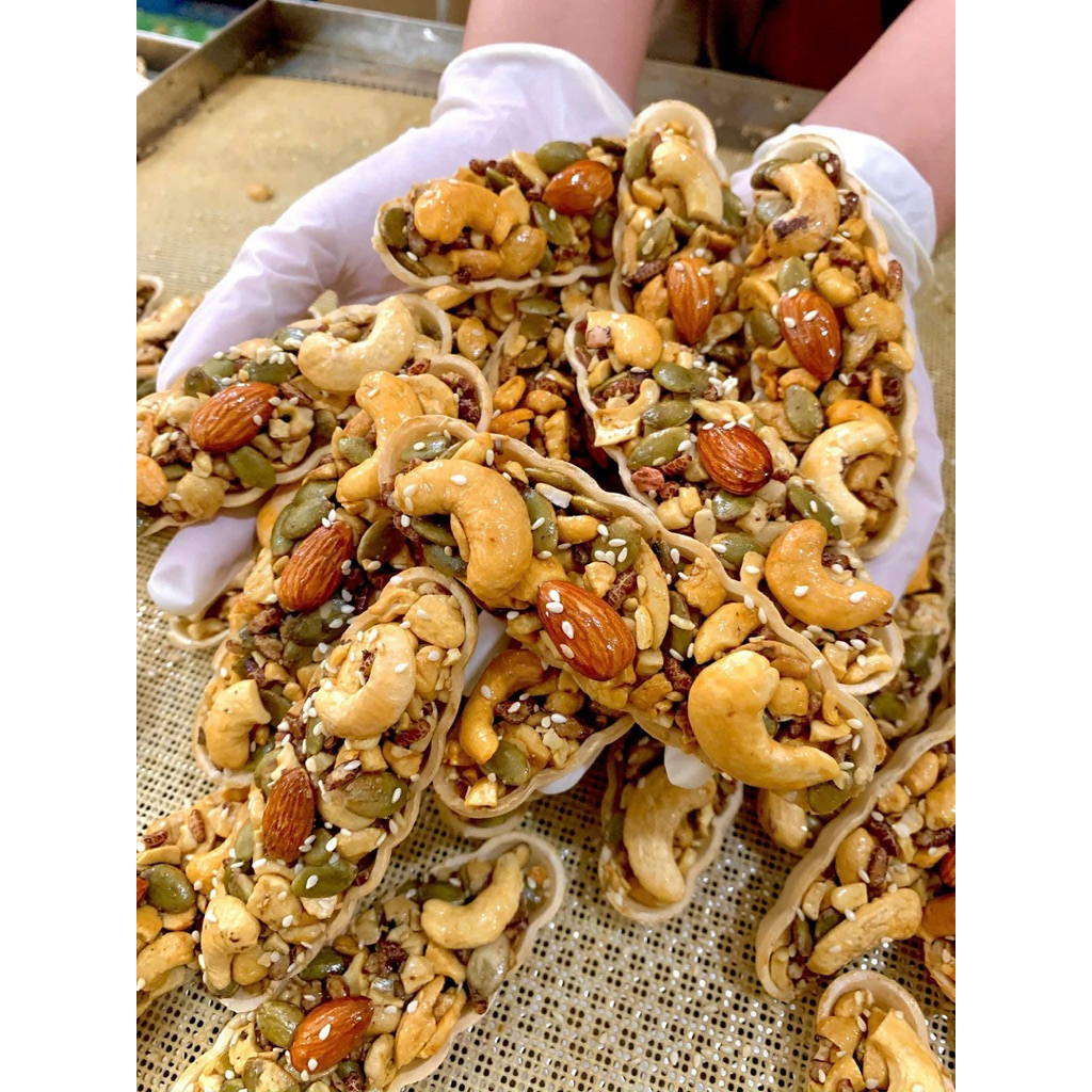 Bánh Thuyền Mix Hạt Dinh Dưỡng Cao Cấp
