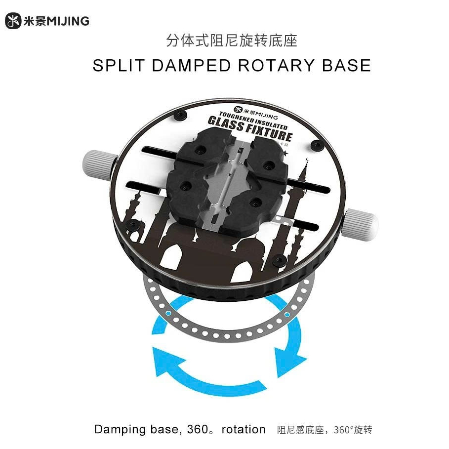 Kẹp main Mijing GK20 bằng kính chịu nhiệt cao, xoay 360°