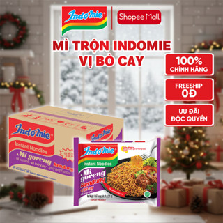  Mì Trộn Indomie Vị Bò Cay 91g x Thùng 40 Gói  Date 3 2026  