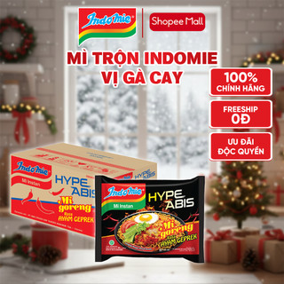  Mì Trộn Indomie Vị Gà Giòn Siêu Cay 85g x Thùng 40 Gói 