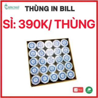   XẢ KHO  THÙNG 50 CUỘN GIẤY IN BILL K80x80 - GIẤY IN HÓA ĐƠN 80MM   GIẤY IN NHIỆT K80 