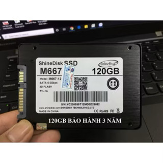 Ổ cứng ShineDisk 120GB bảo hành đến 3 năm, tặng kèm cáp Sata