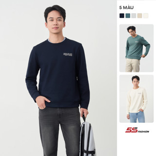 [GIÁ XẢ HÀNG] Áo Nỉ Nam Thu Đông 5S FASHION Countdown S-WARM Mềm Mịn, Ấm, Basic Màu Sắc Đa Dạng, Trẻ Trung (M0ANI25013)