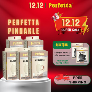   Tặng 2 Gói 5D  - Combo 5 Hộp Khẩu Trang Perfetta Pinnakle 30 Cái Hộp Cao Cấp - 3 Lớp Bảo Vệ From 5D 