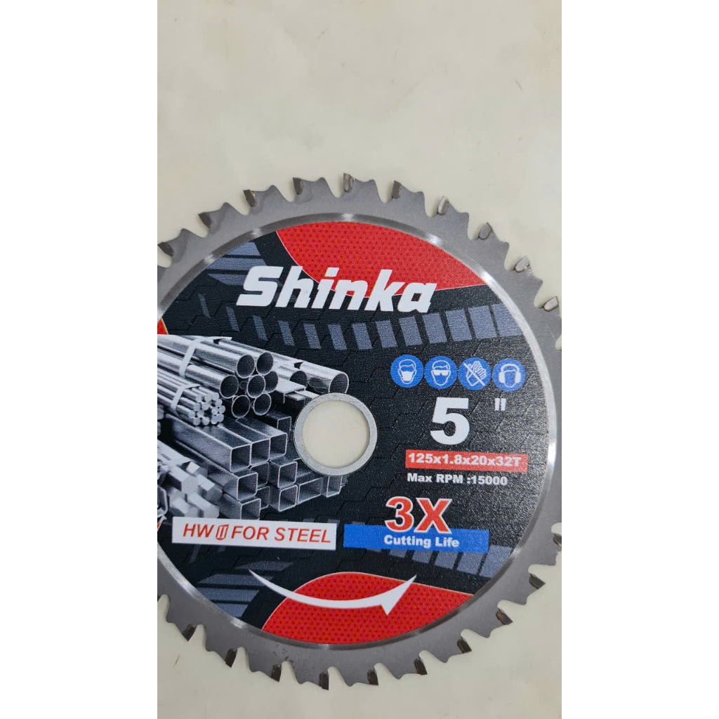 Lưỡi cưa sắt 125mm Shinka/ Lưỡi cưa sắt đa năng 125mm Shinka / Lưỡi cắt sắt hợp kim 125mm