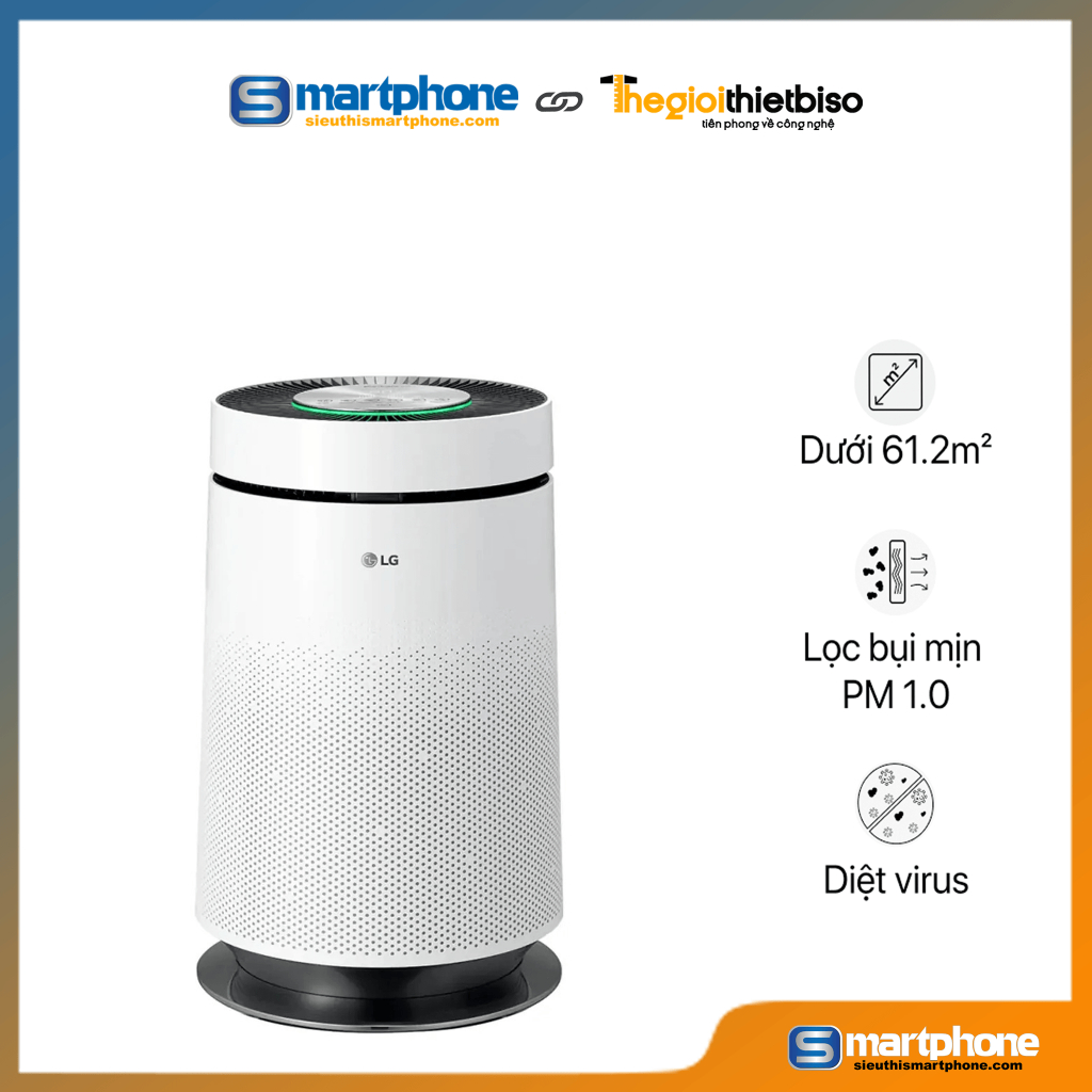 Máy lọc không khí LG AS65GDWH0 PuriCare 1 tầng Safeplus - Bảo hành 12 tháng tại nhà