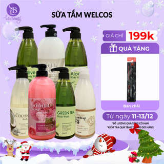  Sữa tắm trắng da Welcos Body Wash Hàn Quốc dưỡng ẩm mềm mịn 740g 