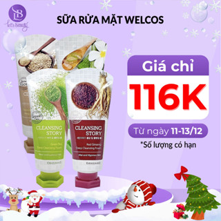  Sữa rửa mặt Welcos Kwailnara Cleansing Foam Hàn Quốc dưỡng ẩm dịu nhẹ làm sạch sâu 120g 
