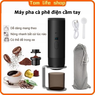 Máy pha cà phê espresso cầm tay không dây dùng điện cho ô tô và gia đình Máy pha cà phê dạng viên nang 3 trong 1 Máy pha