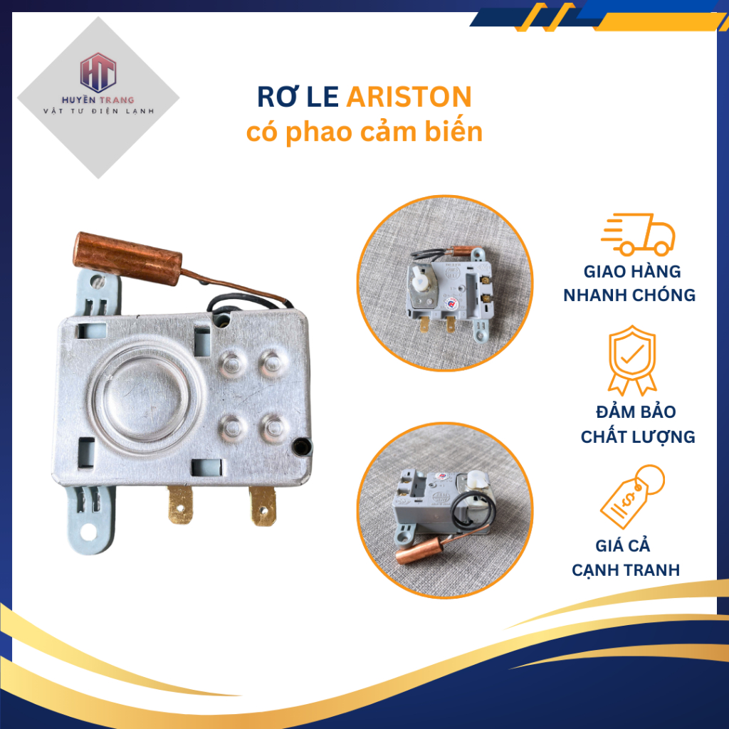 Rơ Le Nhiệt Độ Bình Nước Nóng Ariston - Rơ Le Ngắt Nhiệt Bình Nóng Lạnh Ariston có phao cảm biến