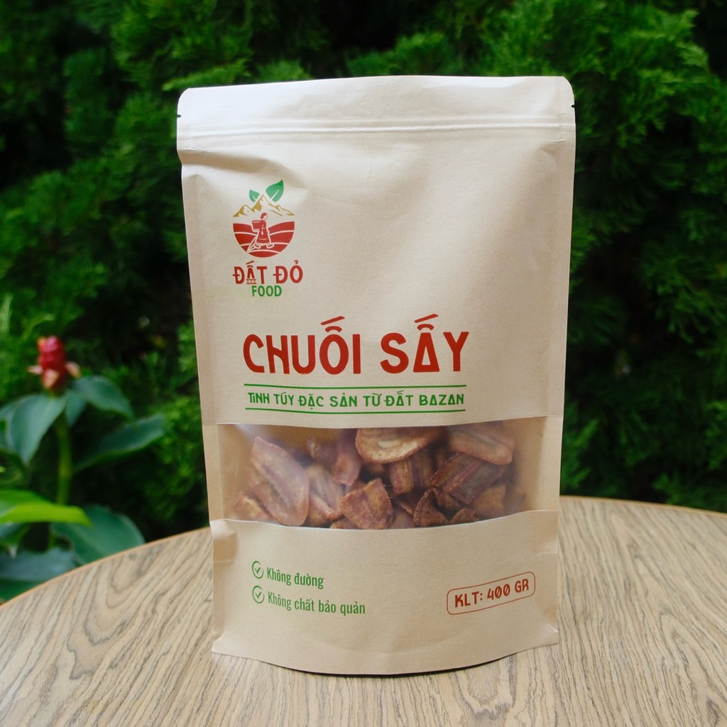 CHUỐI SẤY ĐẶC SẢN DAKLAK - ĐẤT ĐỎ FOOD