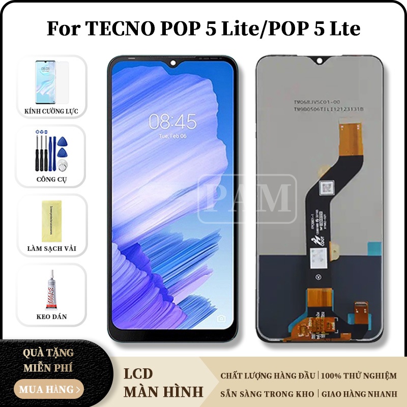 Dành Cho Tecno Pop 5 Lte Pop 5 Lite BD4 BD4a BD4i Màn hình hiển thị LCD để thay thế
