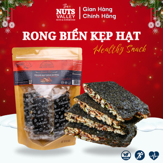  Rong Biển Kẹp Hạt Dinh Dưỡng – Snack Healthy Eat Clean Noel Giáng sinh – Seaweed Nuts The Nuts Valley – KL Cả Bì 