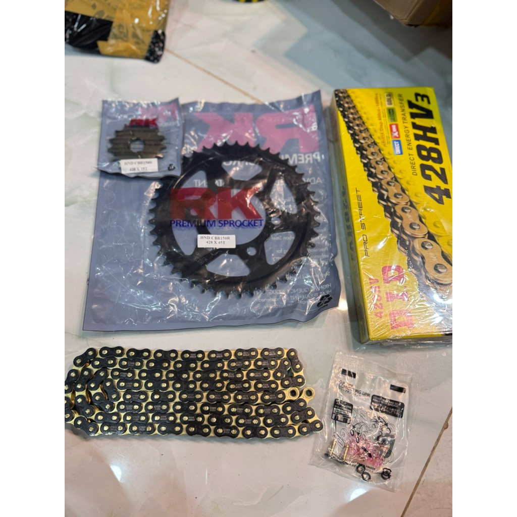 nsd nhông sên đĩa rk  45 46 47 honda cbr150 cbr150r cb150r 2019-2025